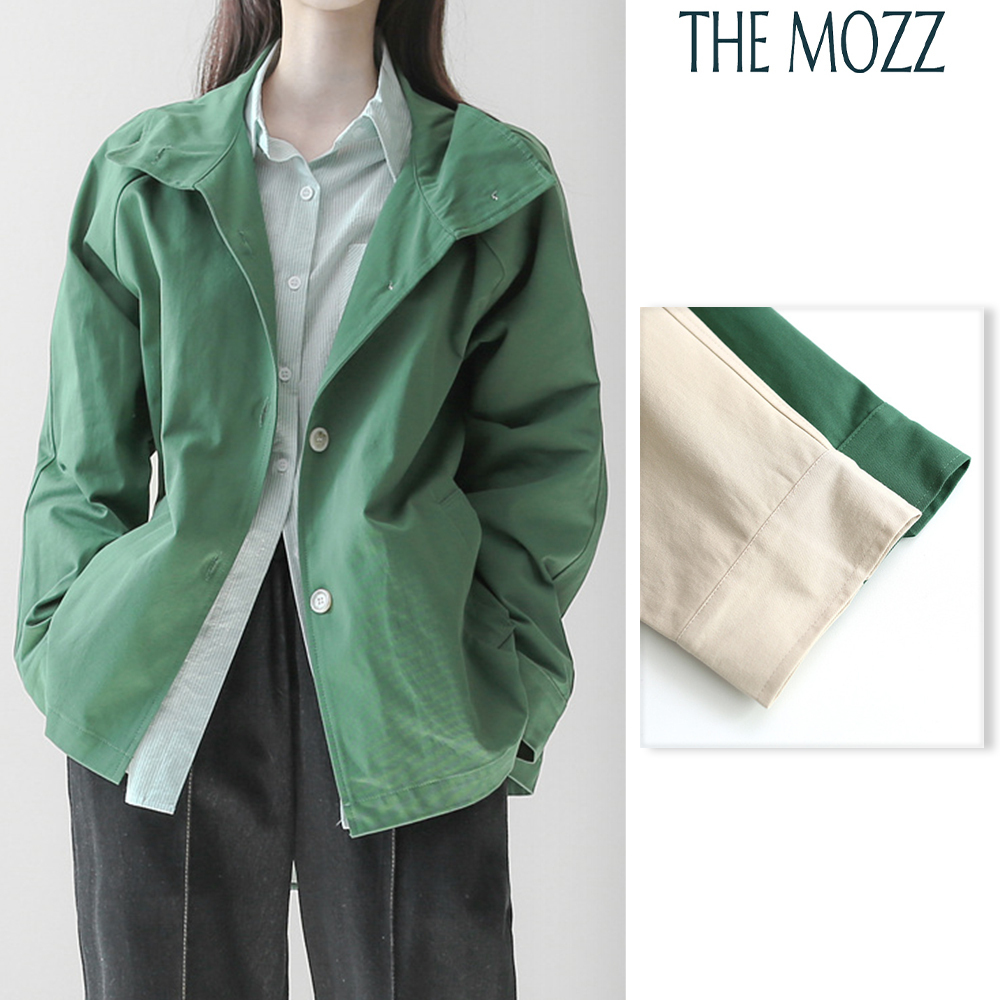 【THE MOZZ】Hour button field jacket