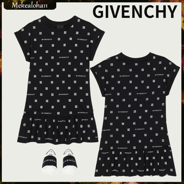 GIVENCHY☆キッズ 4Gコットンドレス ブラック