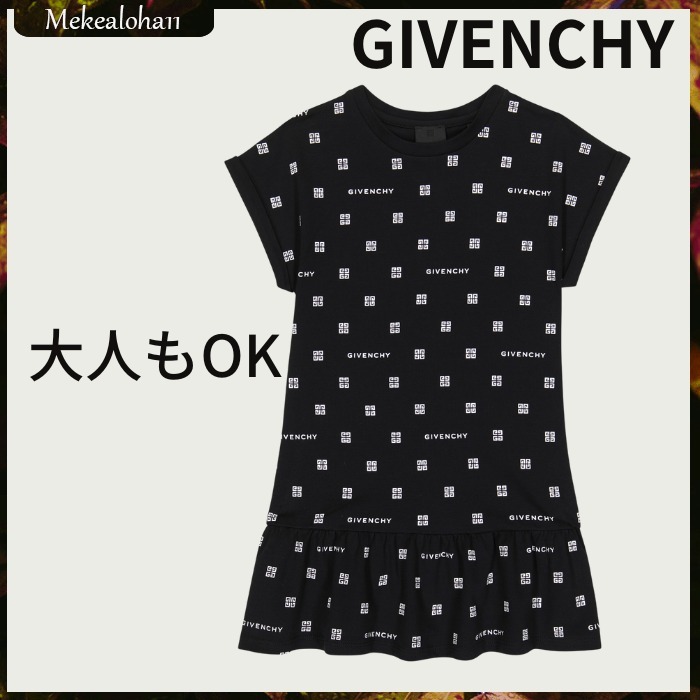 GIVENCHY☆キッズ 4Gコットンドレス ブラック【大人もOK】