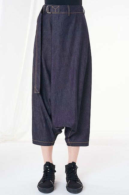 Yohji Yamamoto】Ground Y オリジナル デニムサルエルパンツ