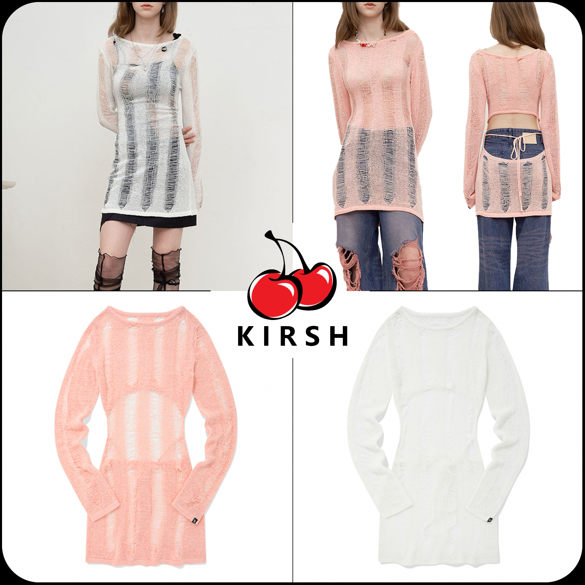 [ KIRSH ]★COLLECTION SLIM KNIT DRESS