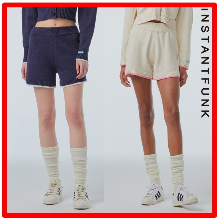 ☆23SS☆【INSTANTFUNK】☆Boucle knited short.s☆関税込☆