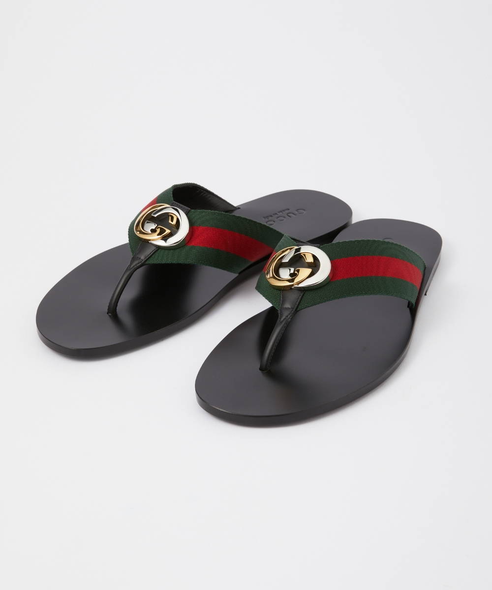 GUCCI グッチ 630307 H9020 サンダル トングサンダル ウェブ付き