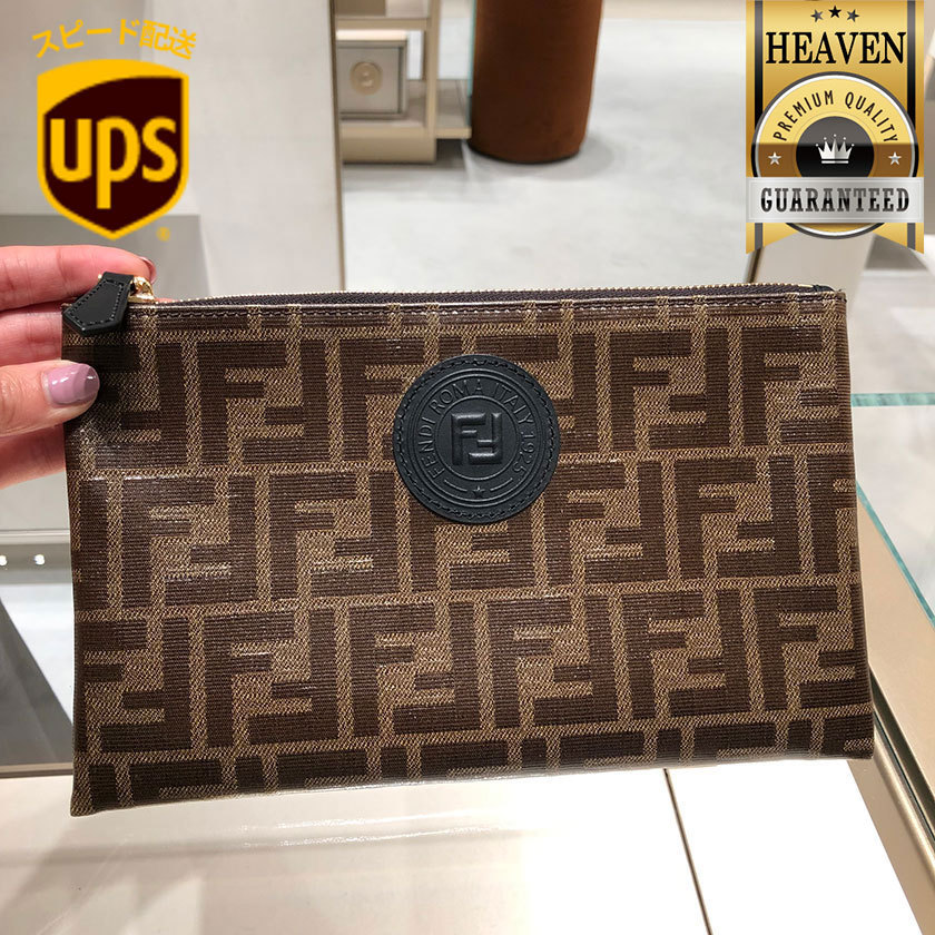 ６万取引突破★UPS速達便利用！【FENDI★フェンディ】クラッチ