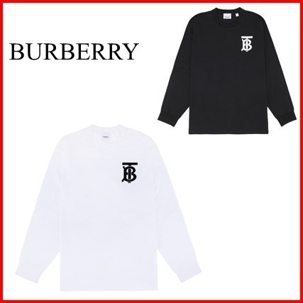 ☆BURBERRY☆ ATHERTON モノグラム 長袖 Tシャツ 2色