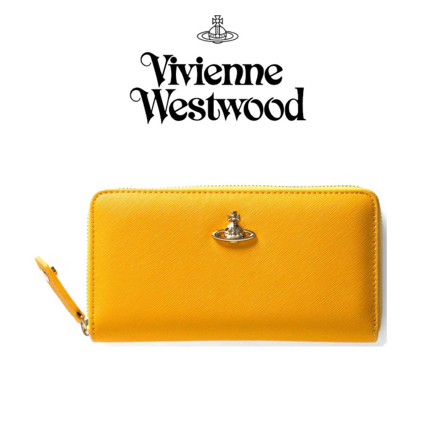 ★ VIVIENNE WESTWOOD ★ SAFFIANO ファスナー長財布