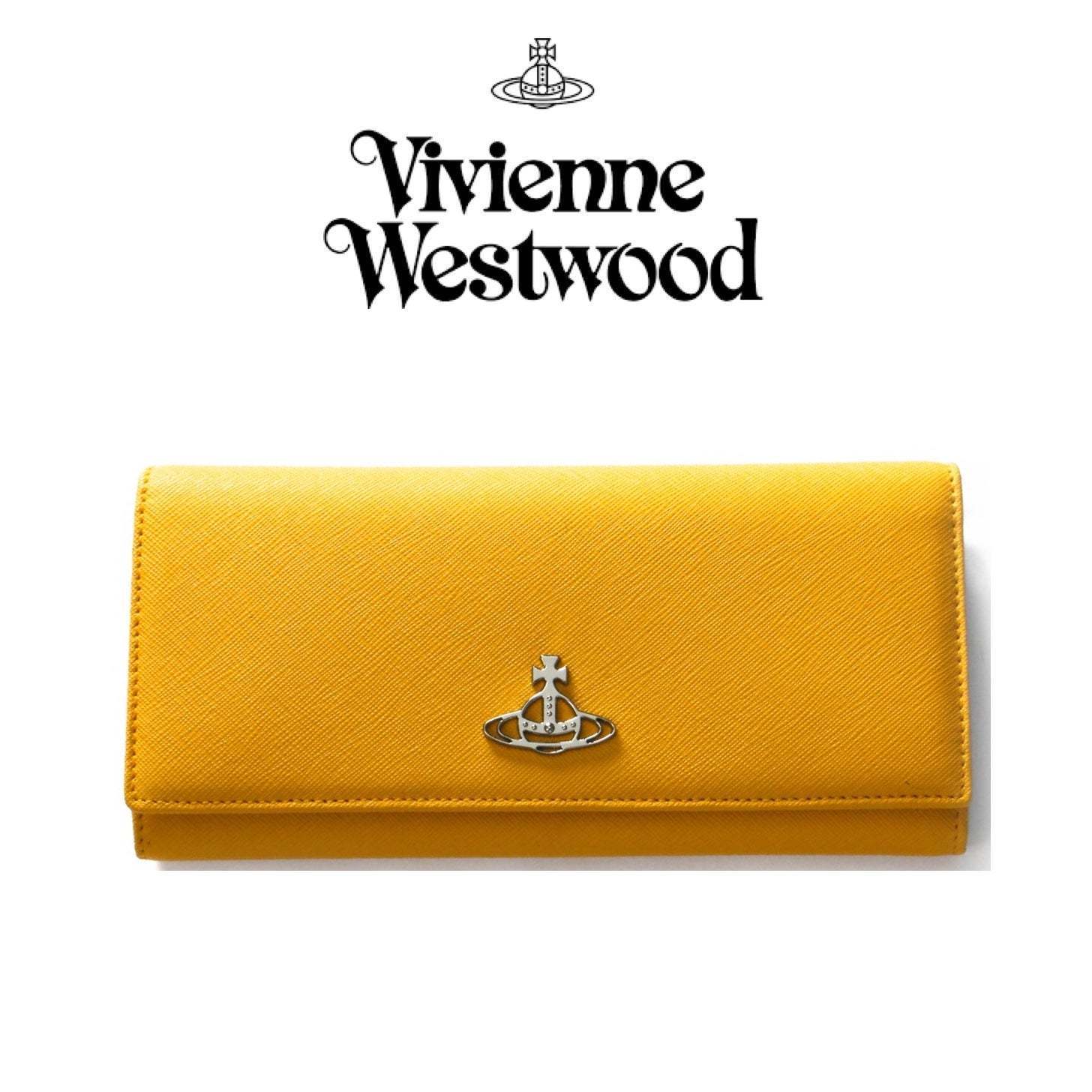 ★ VIVIENNE WESTWOOD ★ SAFFIANO フラップ長財布