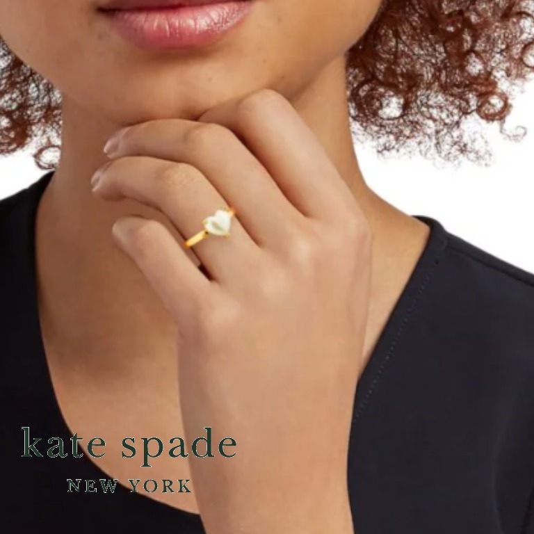 【限定セール】Kate Spade Goldtone & Faux Pearl リング