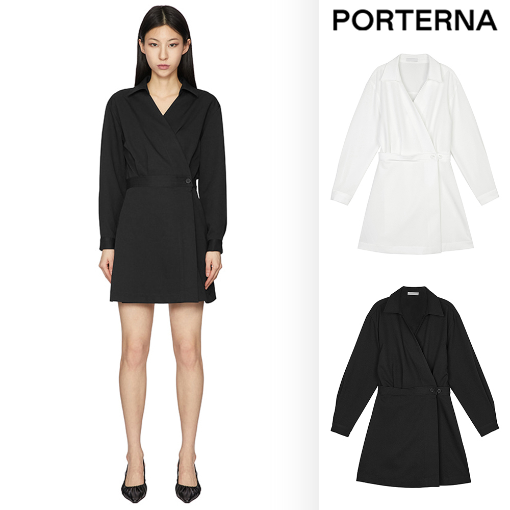 【PORTERNA】Water button short one piece
