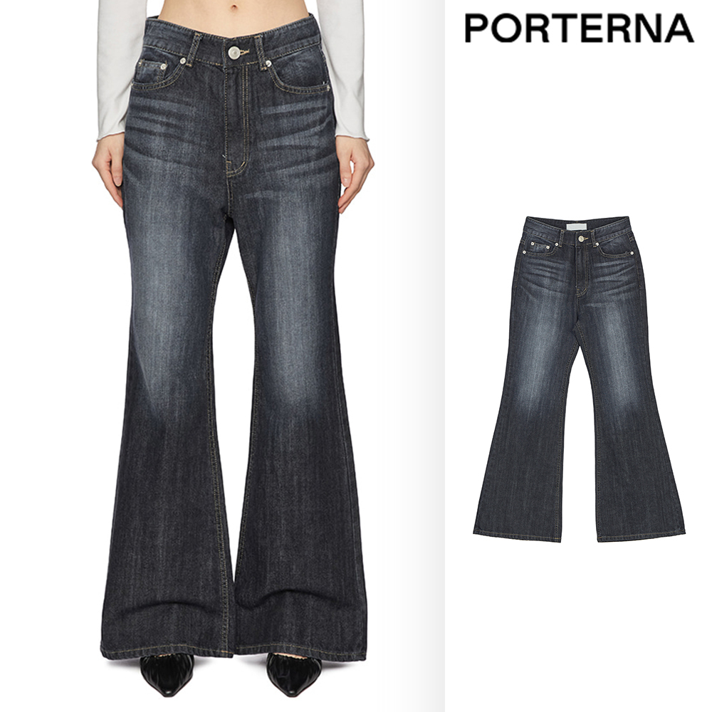 【PORTERNA】Dibel Washing Flare Jeans