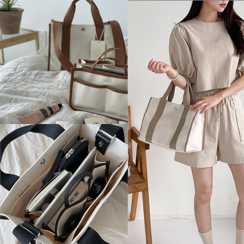 ● THE ALLY ● 韓国人気!!! Luna Bag + Inner Bag set