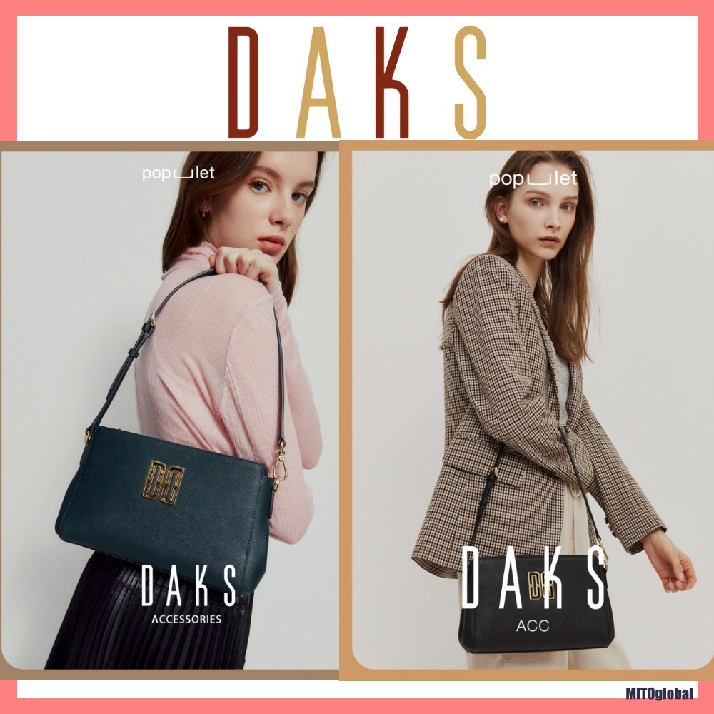【DAKS】populetDDロゴ 牛革 ショルダーバッグ★関税込み★