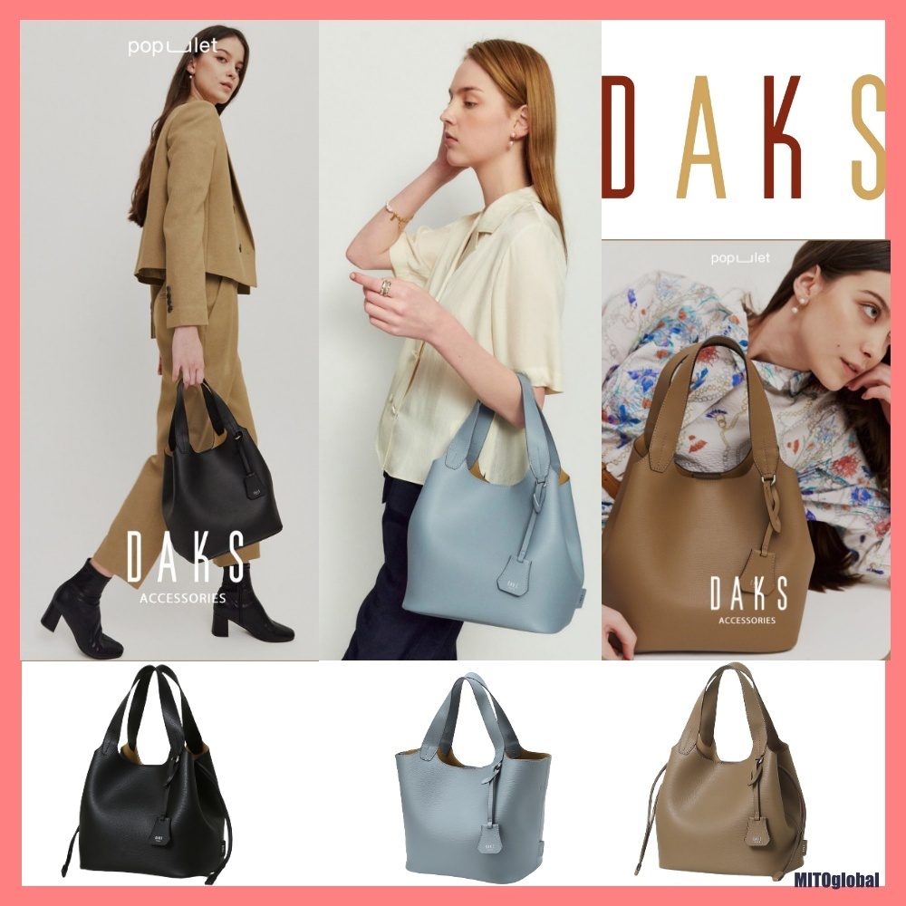 【DAKS】populet牛革トートバッグ★関税込み★