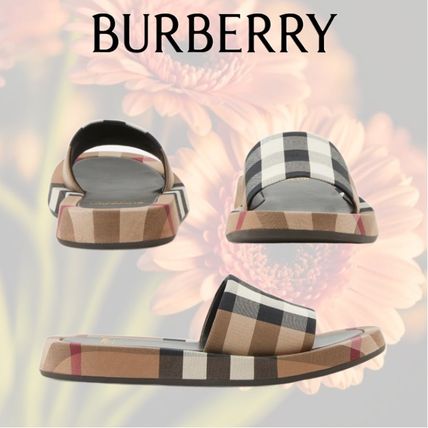 ブラウン(茶色)系 Burberry(バーバリー) サンダル・ミュール