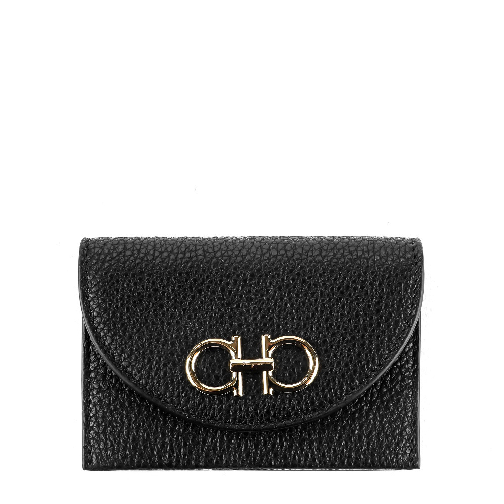 Ferragamo★関税込 ギフトにも大人気 ロゴ レザーカードケース
