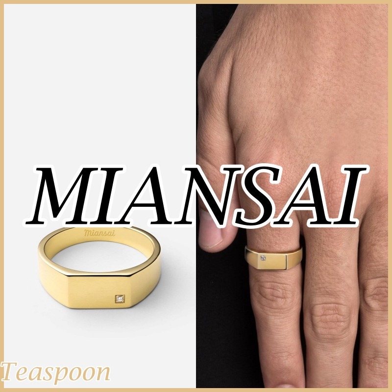 MIANSAI◆ジオ シグネット ダイヤモンド 送料込