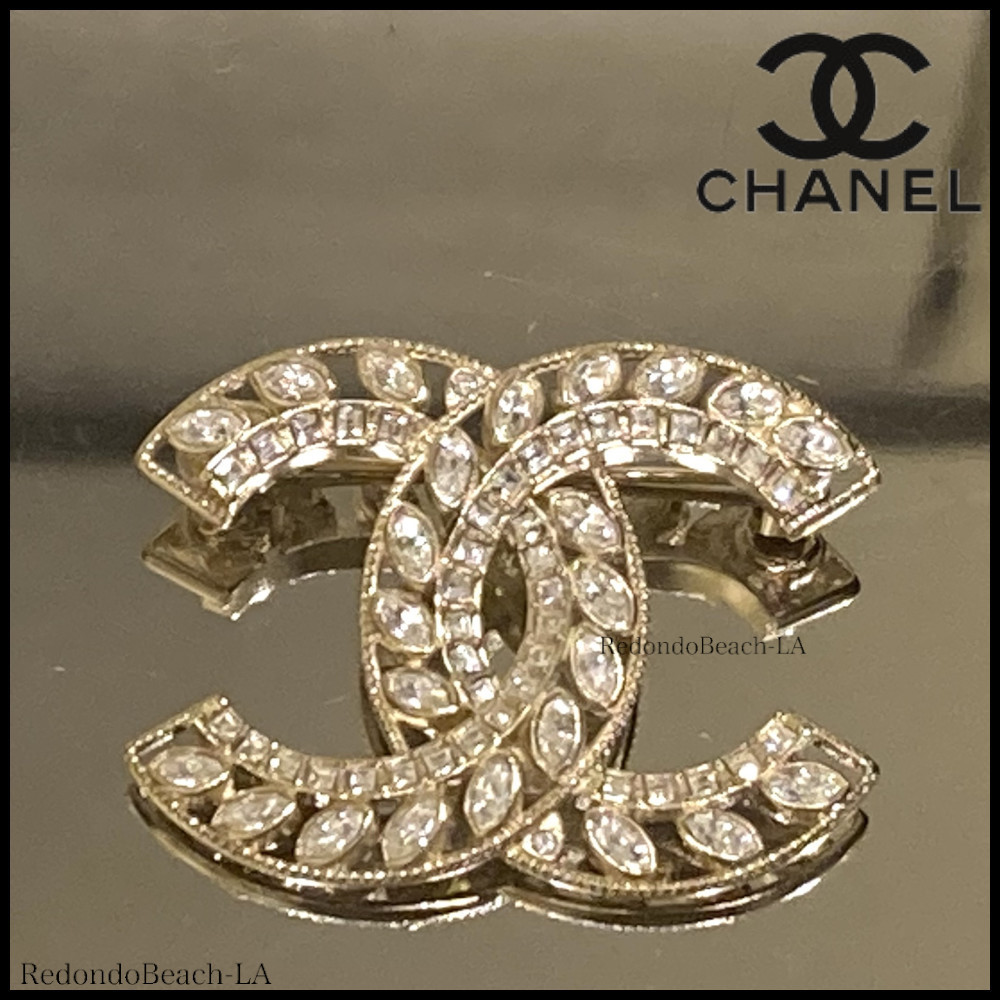 【希少品】ゴージャスに大人の輝きをプラス★CHANEL★ブローチ