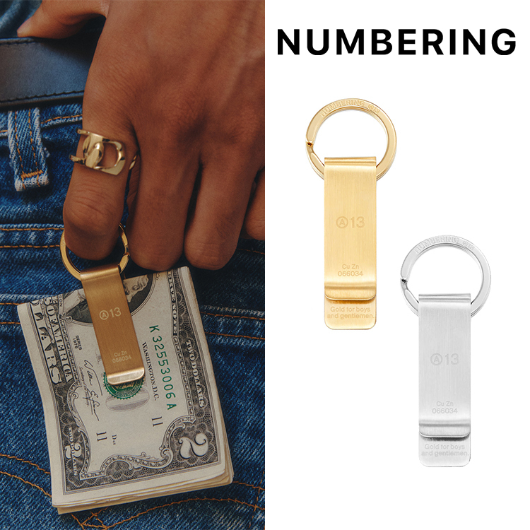 キーホルダー・キーリング Numbering A13 Money Clip Key Ring #1013 BMH545