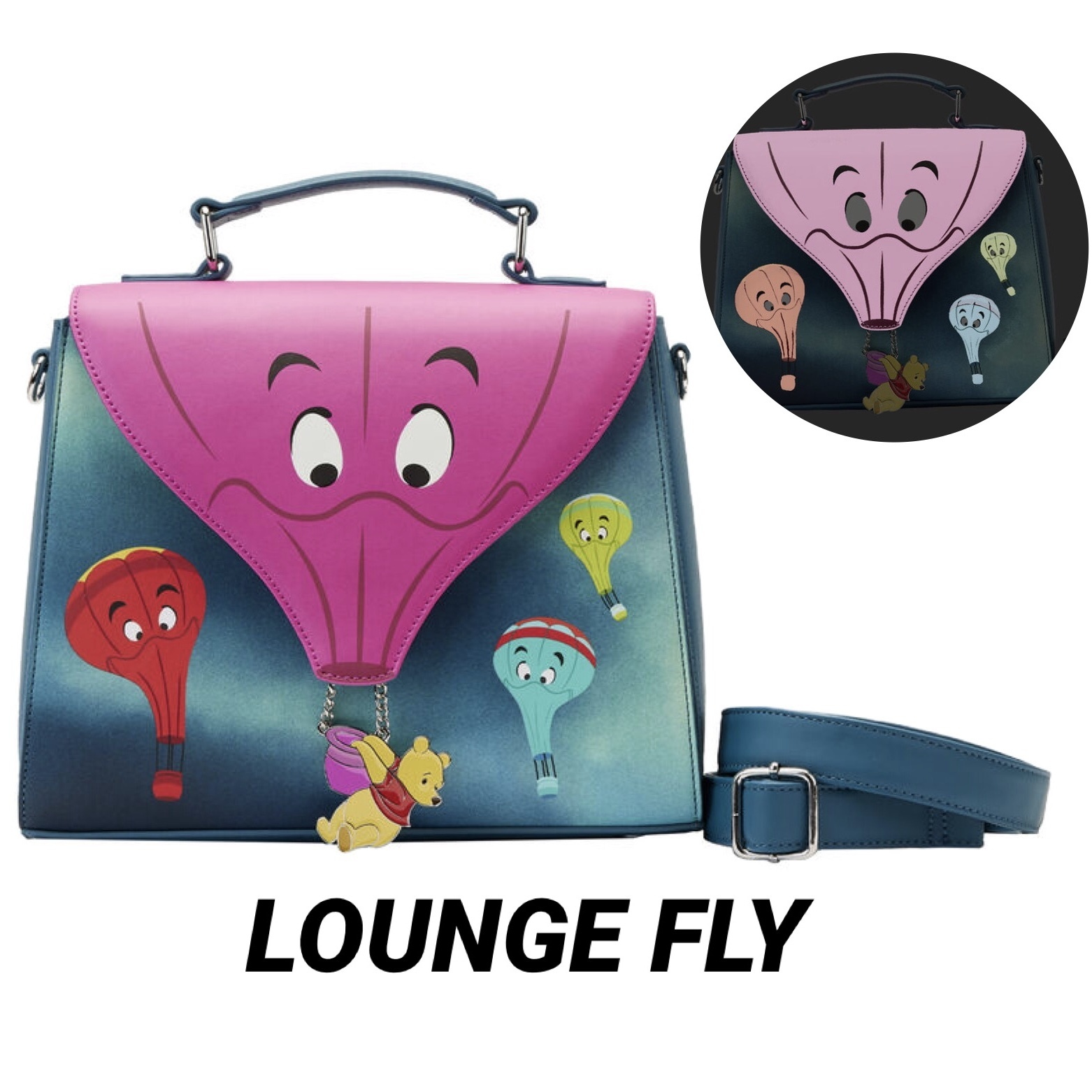 ◆LOUNGE FLY◆くまのプーさん Heffa-Dream Glow バッグ 送料込