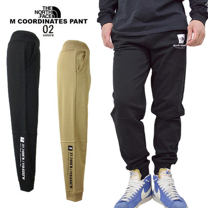 THE NORTH FACE Joggers & Sweatpants Tapered Pants Unisex Street Style Cotton Oversized Logo