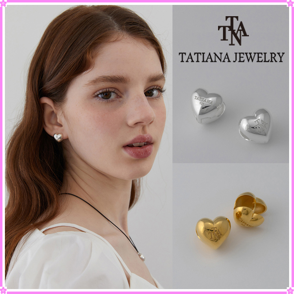 【TATIANA】Emblem Heart One-Touch Earring EC1962〜ピアス