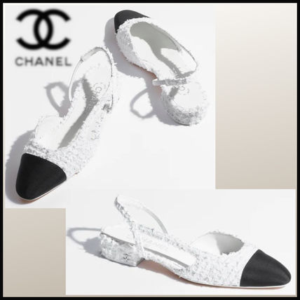 ◆クルーズ 2022/23◆全2色【CHANEL】フラット シューズ 22.5cm 2023 Cruise CHANEL(シャネル) フラットシューズ