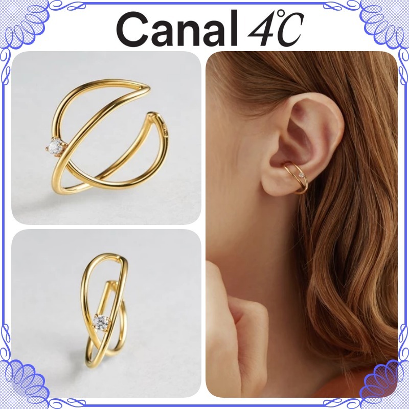 大人気!! Canal 4℃ シルバー イヤーカフ/片耳用 シルバー イヤーカフ/片耳用（イヤーカフ）｜Canal 4℃（カナル