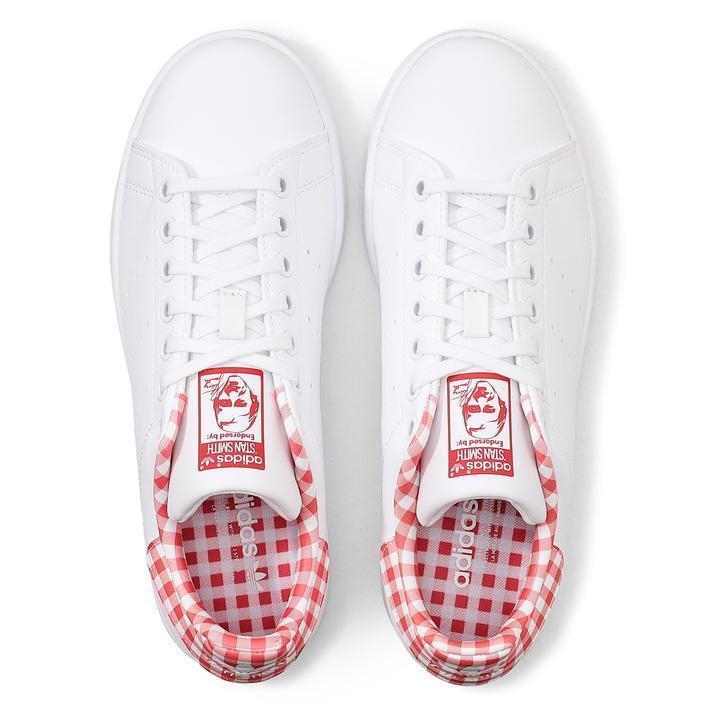 【adidas】限定品 スタンスミスJ☆レトロかわいいチェック柄♪ adidas】限定品 スタンスミスJ☆レトロかわいいチェック柄♪