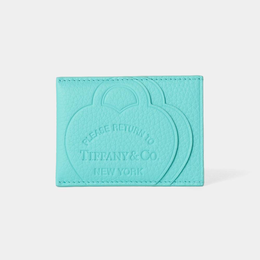 Tiffany & Co.★すぐ届く♪スリム財布ジップカードケース ブルー