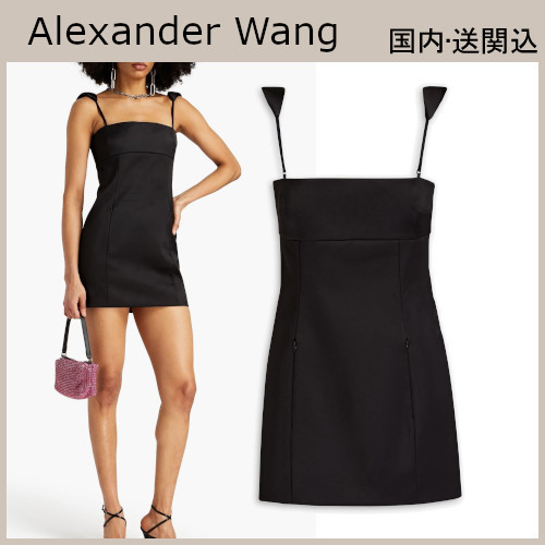 素敵★ALEXANDER WANG ダッチェスサテン ワンピース ドレス