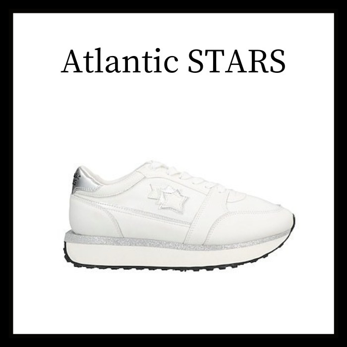 関税送料込【Atlantic STARS 】グリッター レザー スニーカー