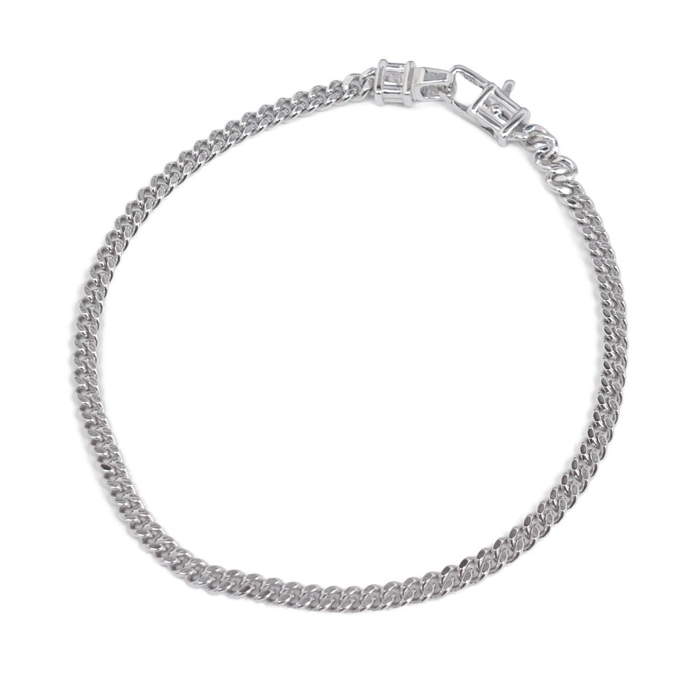 カーブブレスレットM Curb Bracelet M シルバー B13052CBM01S925