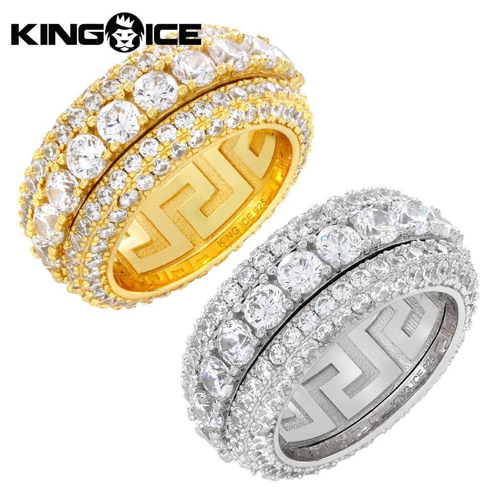 King Ice ☆ ブリリアントカット アイシースピナーリング 2色