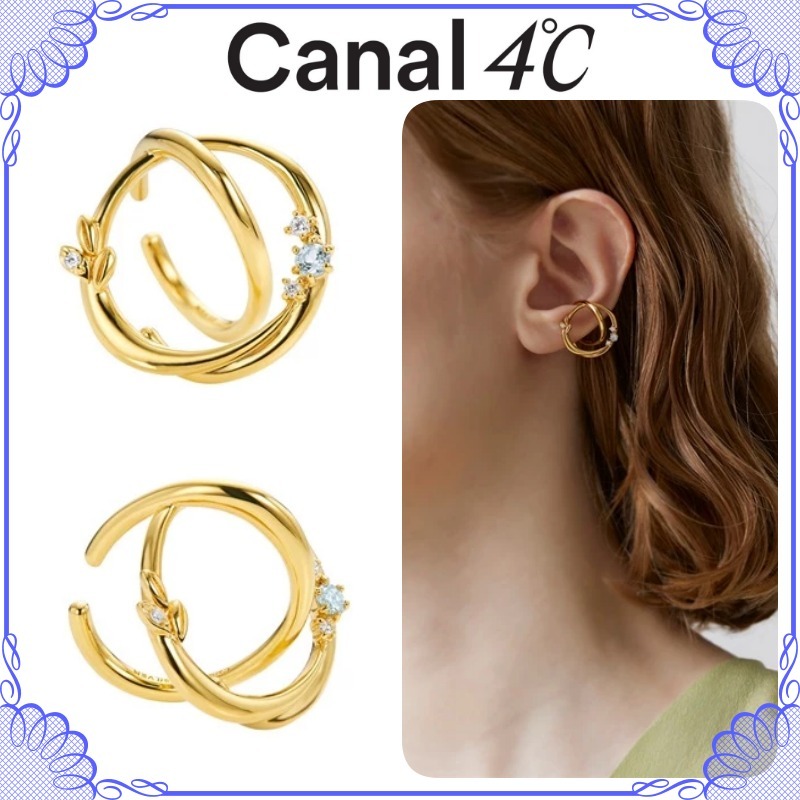 大人気!! Canal 4℃ アースデー シルバー イヤーカフ
