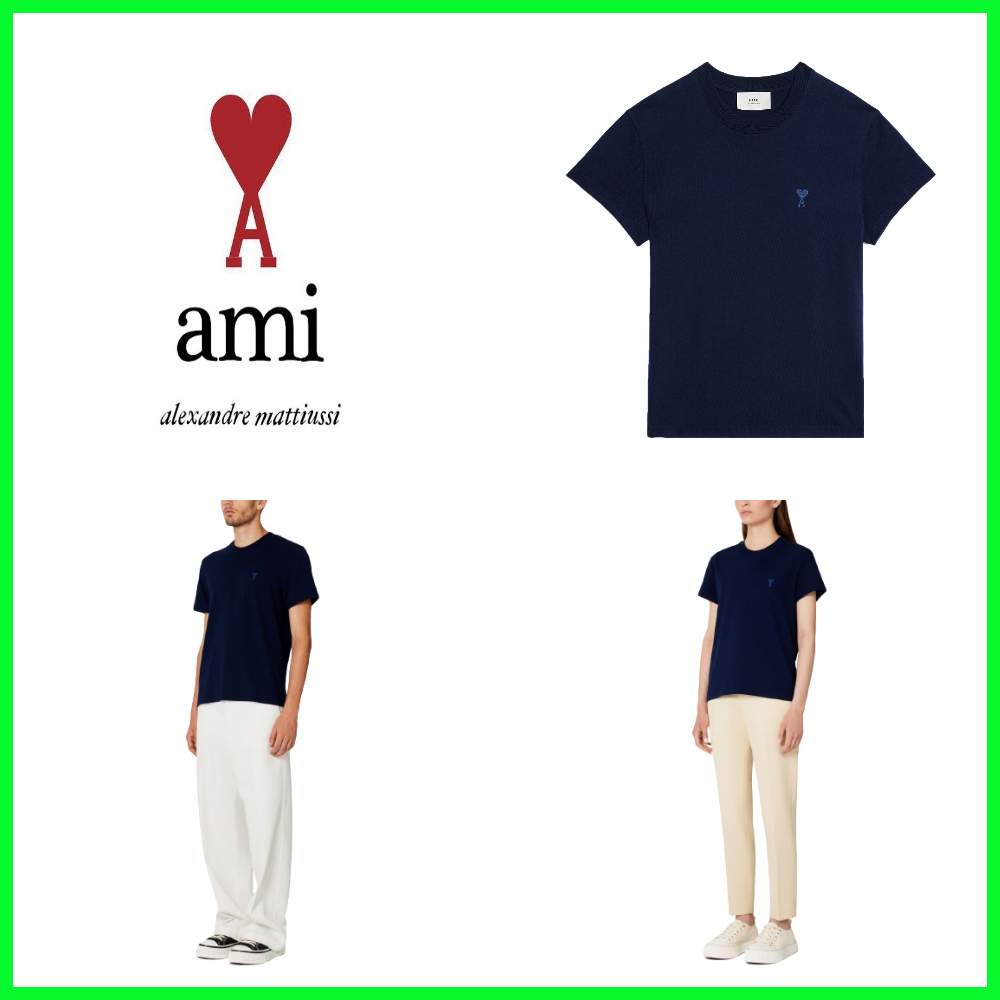[AMI PARIS]★ハートロゴ 半袖Tシャツ★UTS022726★