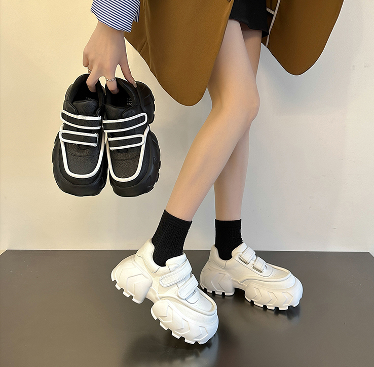 モード 厚底 ボリューム スニーカー 2色
