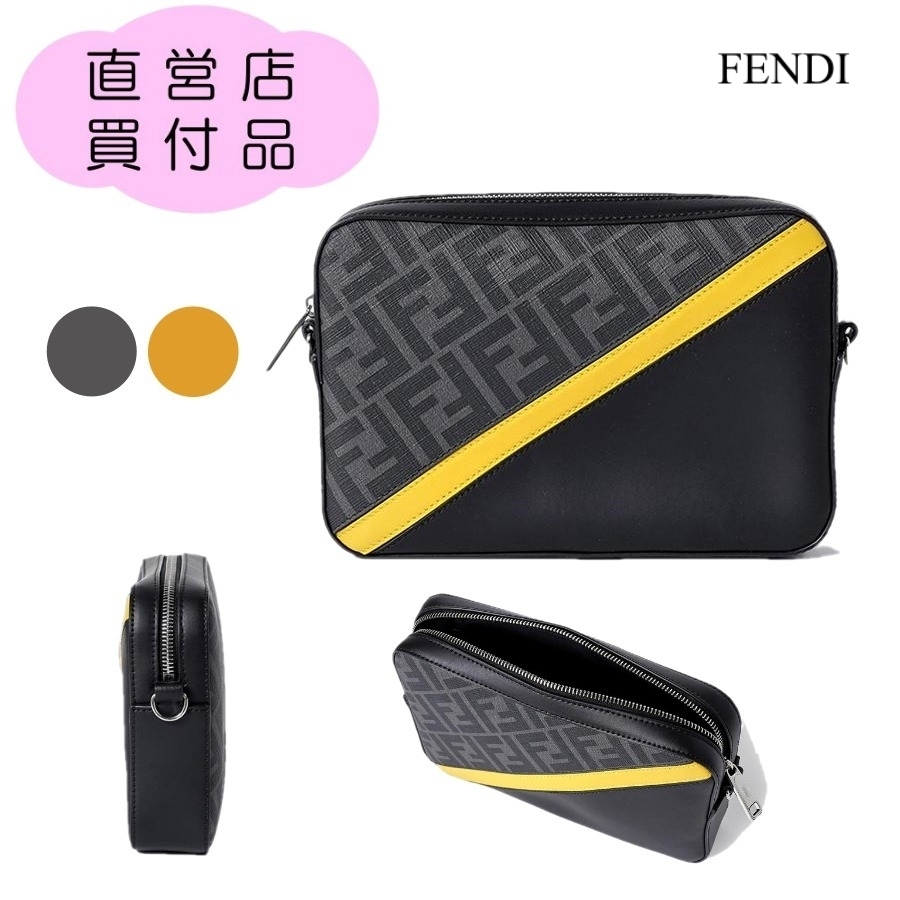 【直営店買付】フェンディ☆ファブリックカメラケース7M0286ALKA