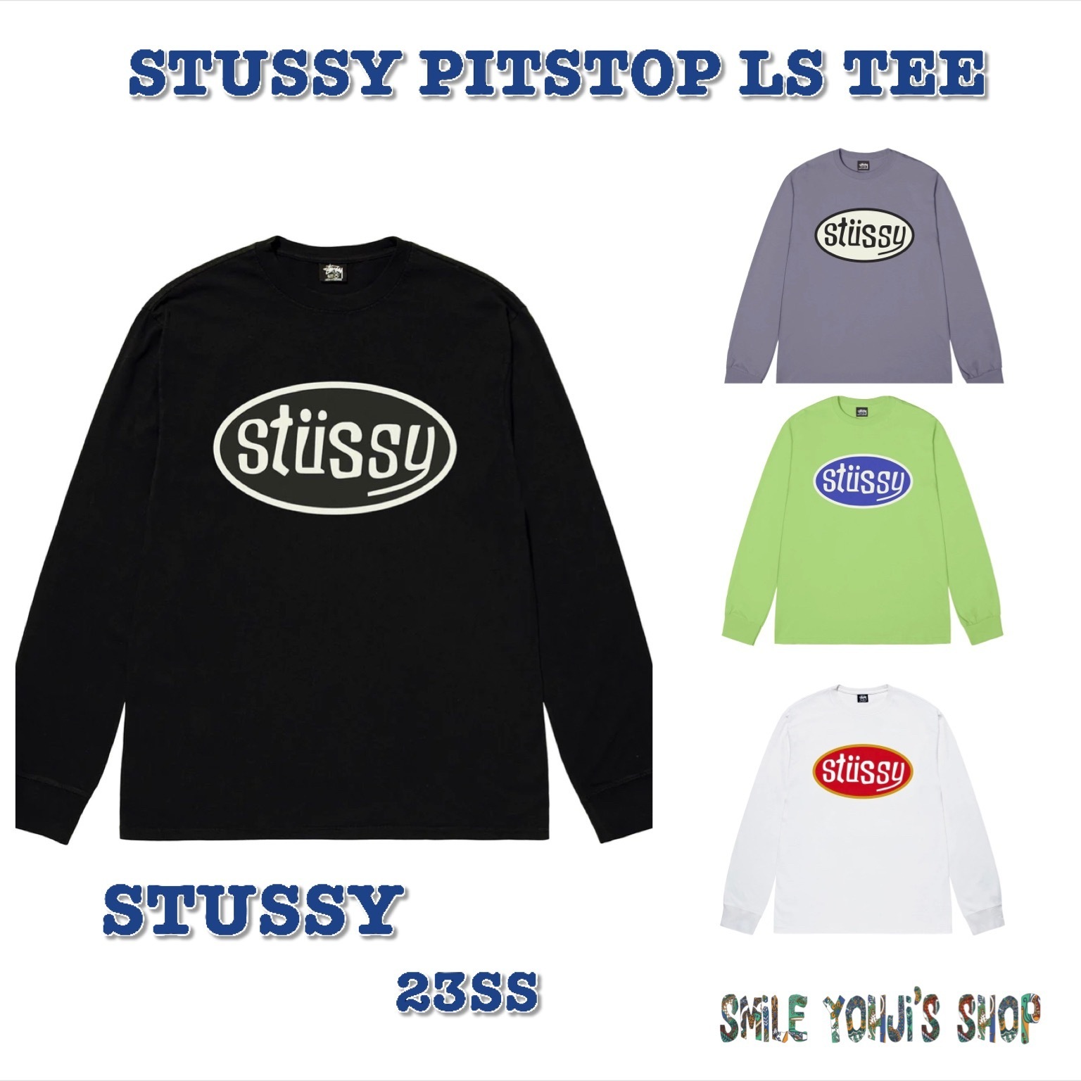 ★23SS★STUSSY PITSTOP LS TEE