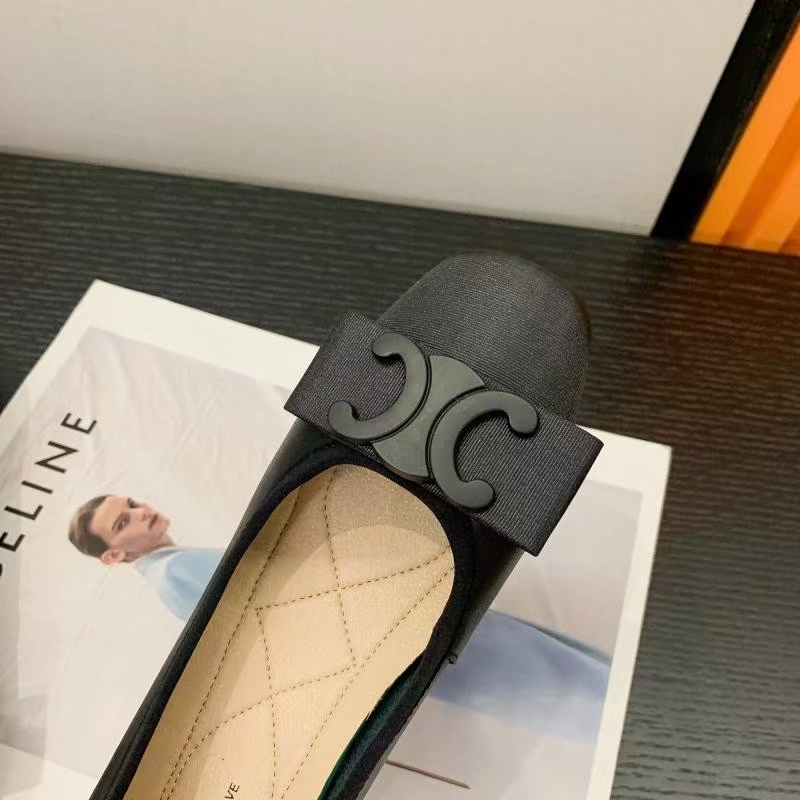 パンプス バックル フラット シューズ 靴 韓国 2色 22.5~24.5cm