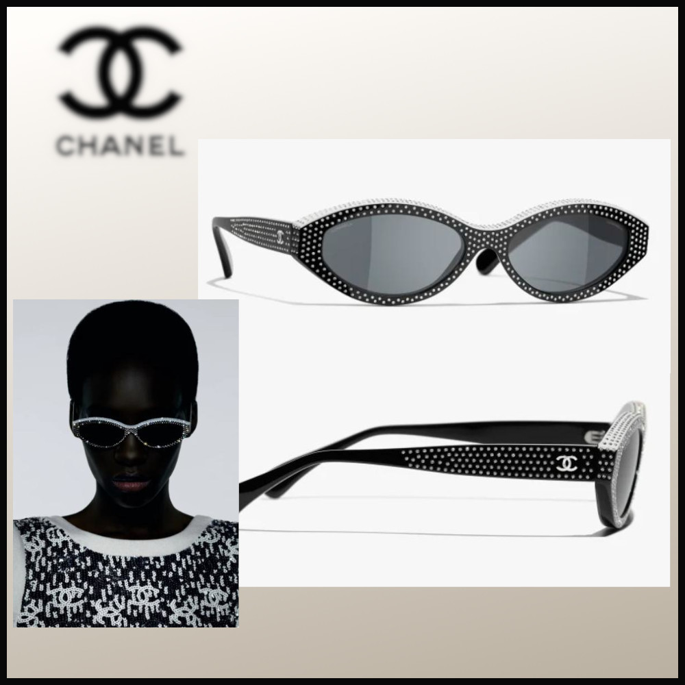 送料無料◆クルーズ 2022/23◆【CHANEL】 オーバル サングラス