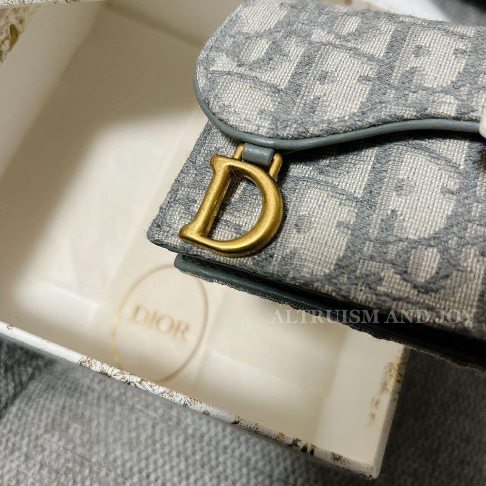 DIOR☆お財布としても使える】SADDLE フラップ カードホルダー