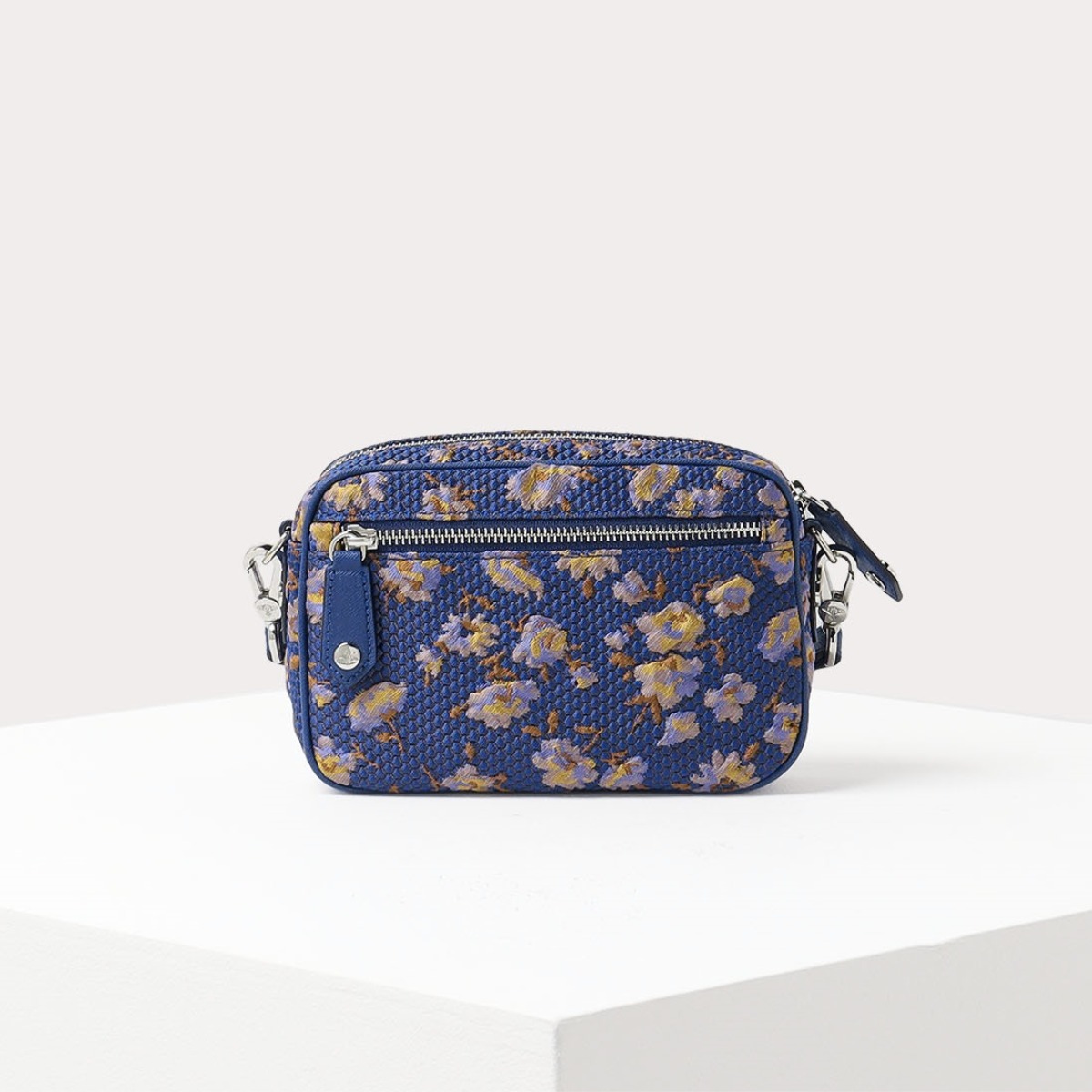 ★vivienne westwood★ブルー 花柄 ANNA ロゴ ショルダーバッグ 24569183_54724627_1000.jpg