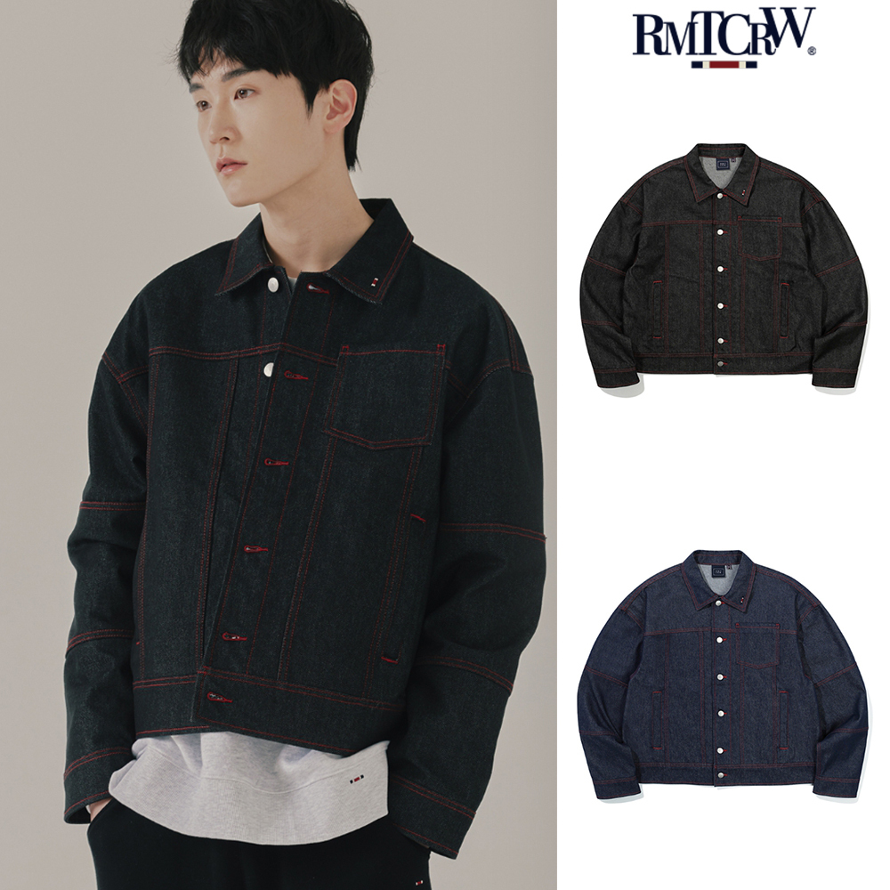 【ROMANTIC CROWN】23SS★ STITCH DENIM TRUCKER JACKET ROMANTIC CROWN】23SS☆ STITCH DENIM TRUCKER JACKET