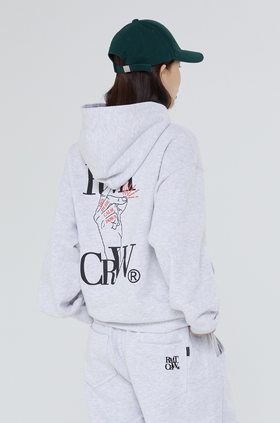 ROMANTIC CROWN】23SS☆ DOPAMINE FINGER HOODIE (ROMANTIC