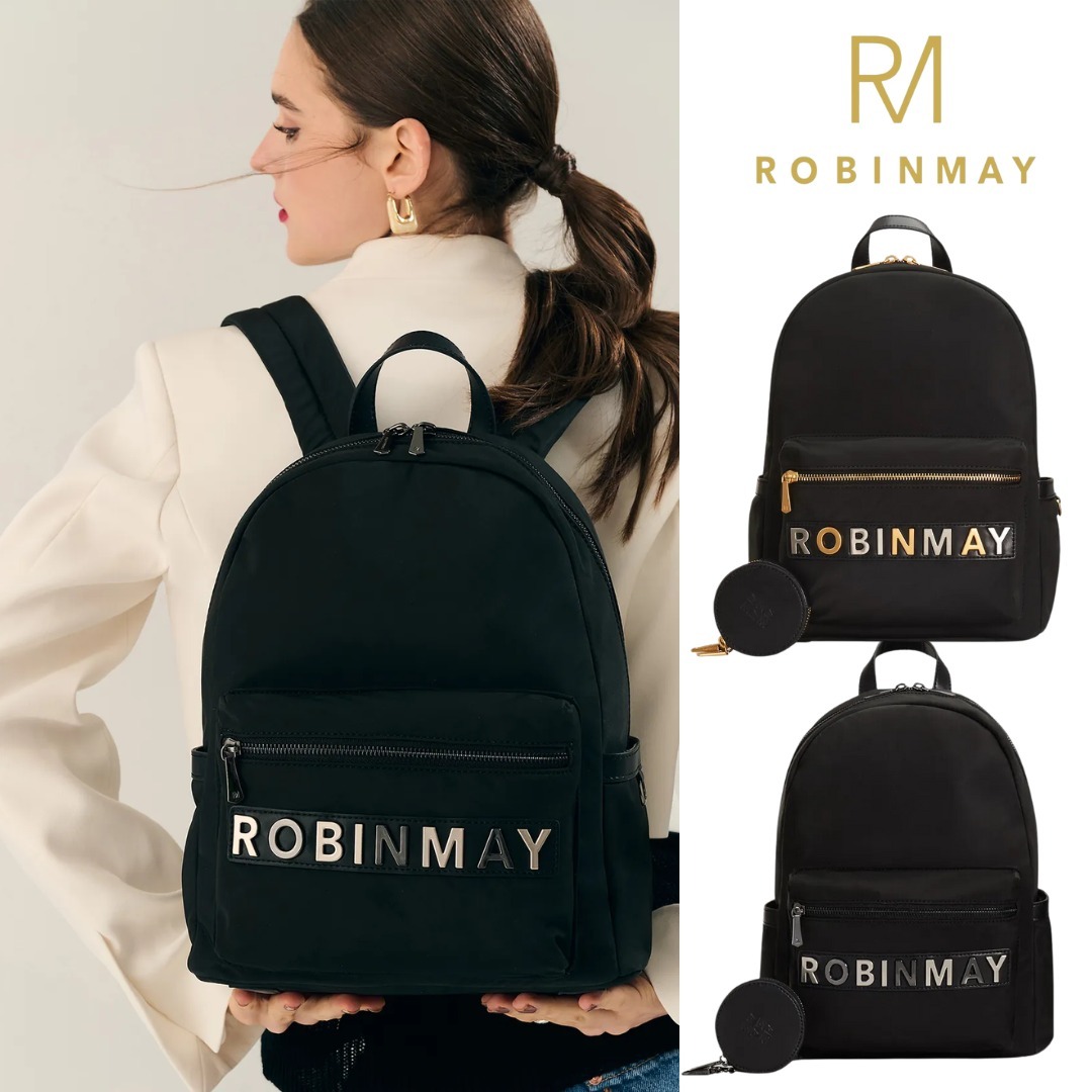 台湾 ROBINMAY コインチャーム付 軽量ナイロン リュック Z338
