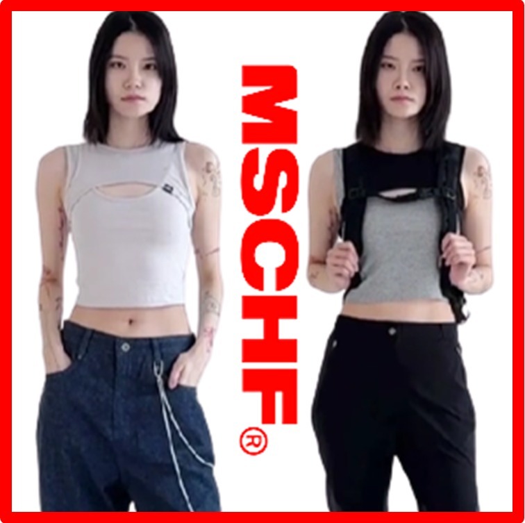 ☆韓国の人気☆【MISCHIEF】☆STRETCH OVERLAP TO.P☆関税込☆