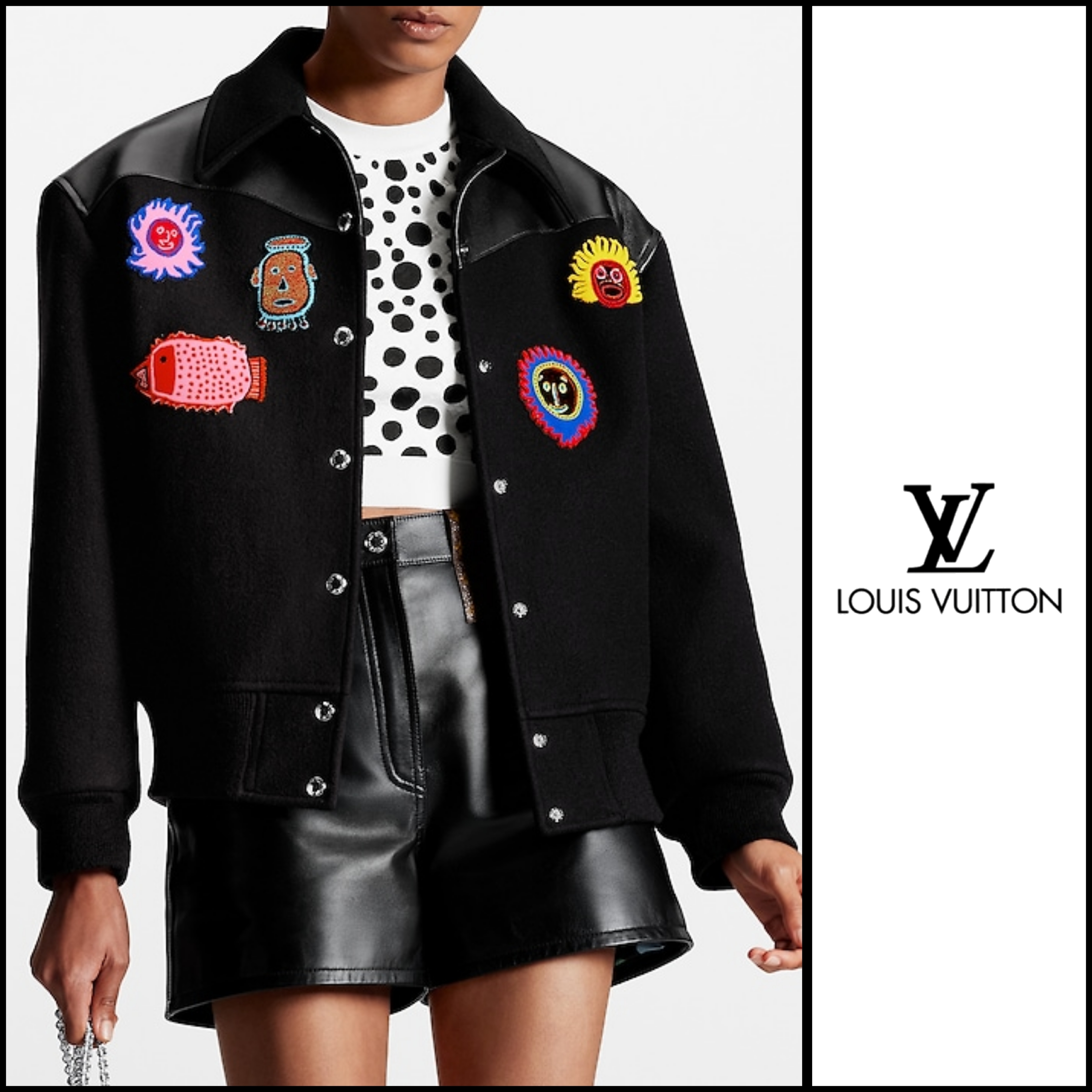 2023SS★即納！【ルイヴィトン】LV×YK デニムジャケット 関税込 2023SS☆すぐ届く！【ルイヴィトン】 LV×YK ジャケット 関税込