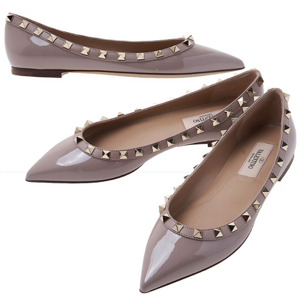 売りストア VALENTINO GARAVANI ロックスタッズフラットシューズ