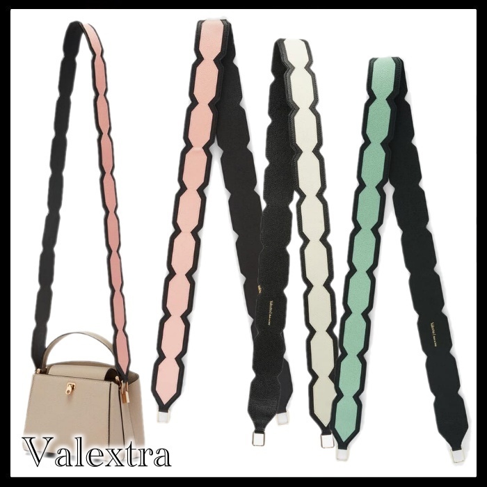 Valextra グリーク インレイ ショルダー バッグストラップ