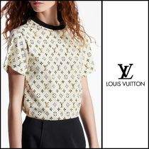 【25SS/すぐ届く/カジュアルスタイル★】Louis Vuitton Tシャツ 25SS/すぐ届く/カジュアルスタイル☆】Louis Vuitton Tシャツ